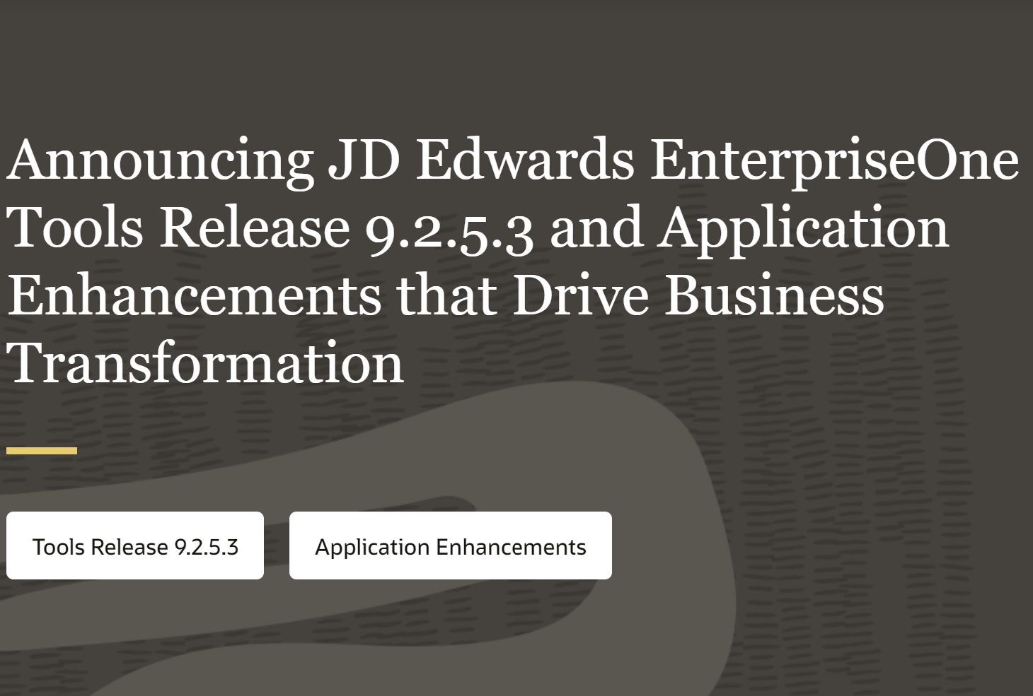 JD Edwards Announce Release 9.2.5.3